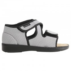 Zapatilla abierta con cierres ajustables de velcro Unisex Caramulo Nursing Care