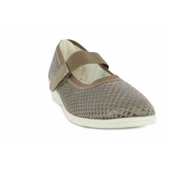 Doctor Cutillas 728 Taupe. Mary Jane elásticas LIQUIDACIÓN!!!