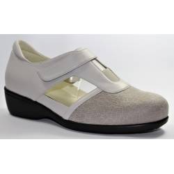 Sandalia con puntera y talón cerrado de ancho especial. Clement Salus Vivien, LIQUIDACIÓN!!!