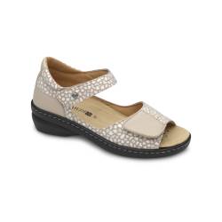 Sandalia talón cubierto Calzamedi 0668 Beige