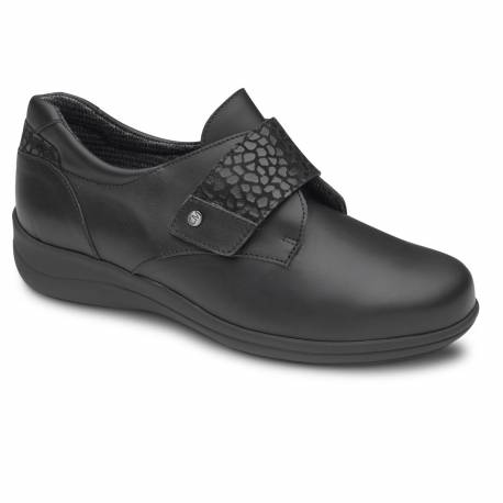 Zapato confort ancho 14 Calzamedi 0772 Negro