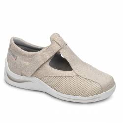 Sandalia sport ancho 16 señora Calzamedi 0766 Beige