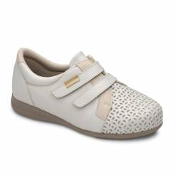 Zapato ancho especial 16 Calzamedi 0665 Beige.