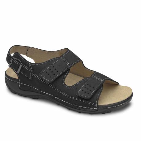 Sandalia  confort Calzamedi 2162 Negro