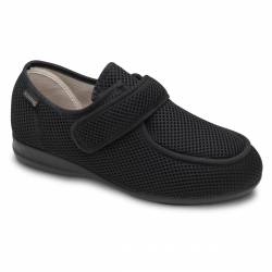 Zapatilla diabético ancho 16 unisex Calzamedi 3085 Negro