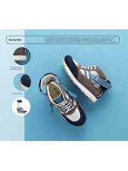 Zapato Calzamedi 4140 Gris/Azul