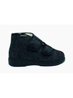 Zapatillas botín forro de borreguillo Nursing Care eucalipto, antracita