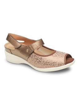 Sandalias pala elástica Calzamedi 0784 Cobre