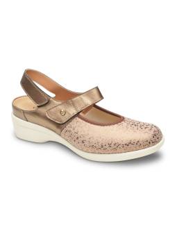 Sandalias pala elástica Calzamedi 0799 Cobre