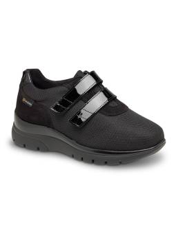 Sneaker cuña ancho especial Calzamedi 0764 Negro