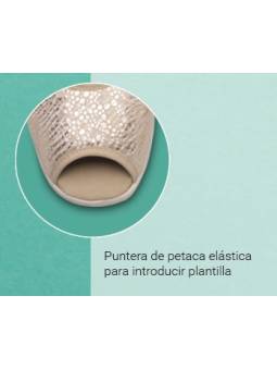 Sandalias pala elástica Calzamedi 0785 Beige