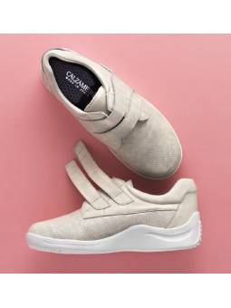 Zapato casual muy ancho Calzamedi 0788 Beige