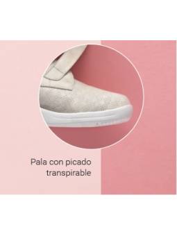 Zapato casual muy ancho Calzamedi 0788 Beige