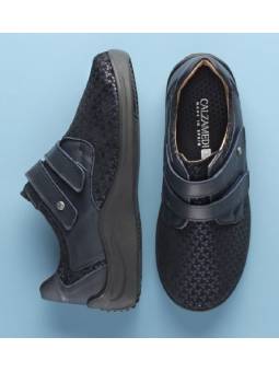 Zapato pie diabético señora calzamedi 0793 Azul