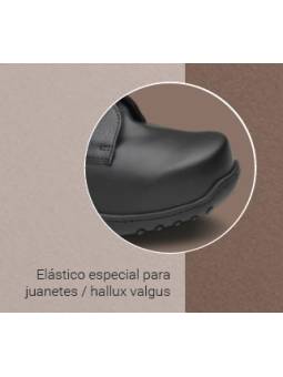 Zapatos diabético ancho 20  Calzamedi 2101 Negro
