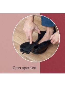 Zapatos apertura total ancho 20 Calzamedi 2125 Negro