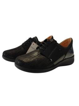 Zapato confort total Calzamedi 0794 Negro pala elástica