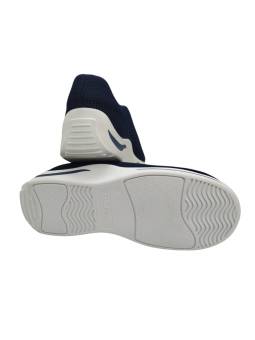 Deportivas ancho 16 señora Calzamedi 0798 Azul con suela antideslizante de gran estabilidad