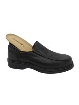 Mocasín caballero ancho 14 Calzamedi 2005 Negro con plantilla extraíble