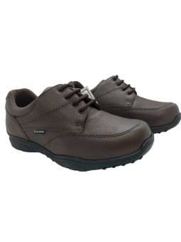 Zapatos pie diabético caballero Calzamedi 2143 Marrón con horma extra ancha
