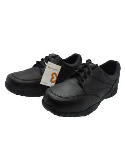 Zapatos horma extra ancha caballero Calzamedi 2143 Negro para pies muy anchos y delicados