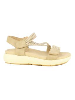 Doctor Cutillas 31404 Beige. Sandalia confort con cierre de velcro.