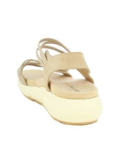 Doctor Cutillas 31404 Beige. Sandalia confort con cierre de velcro.