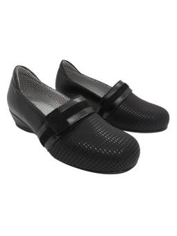 Clement Salus FEME. Zapato cuña confort con pala elástica