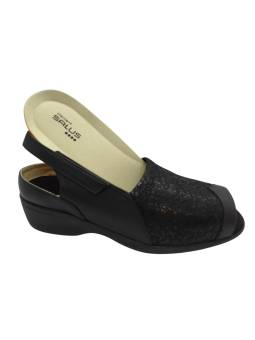 Clement Salus Génova - Sandalia extra ancha con plantilla extraíble y puedes poner la tuya ortopédica