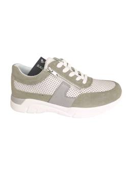 Saguy´s 20725 Verde. Calzado casual ancho 15. Sneaker moderno