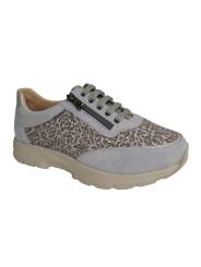 Terol modelo Luisa. Sneaker de ancho especial. Gel Ice (gris)