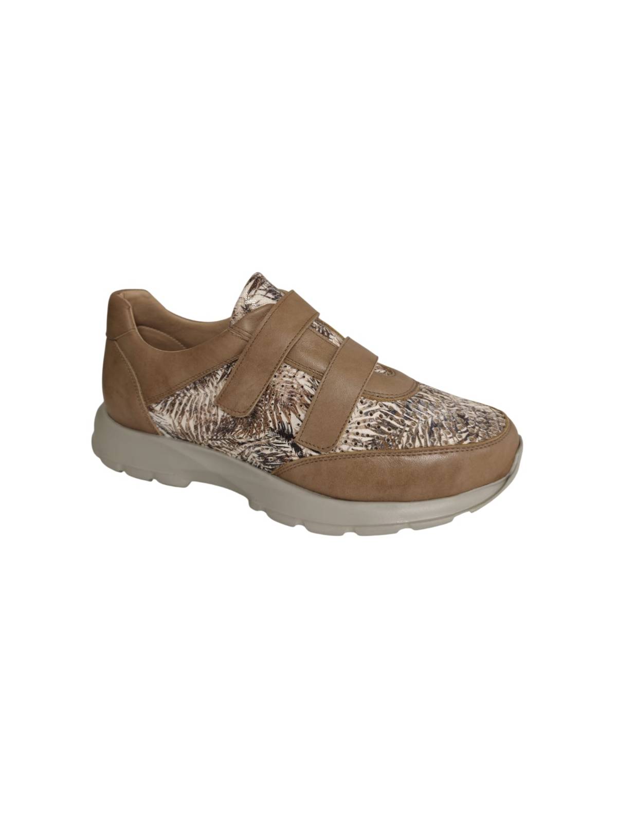 TEROL Confort Conchi. Sneaker ancho especial con velcro