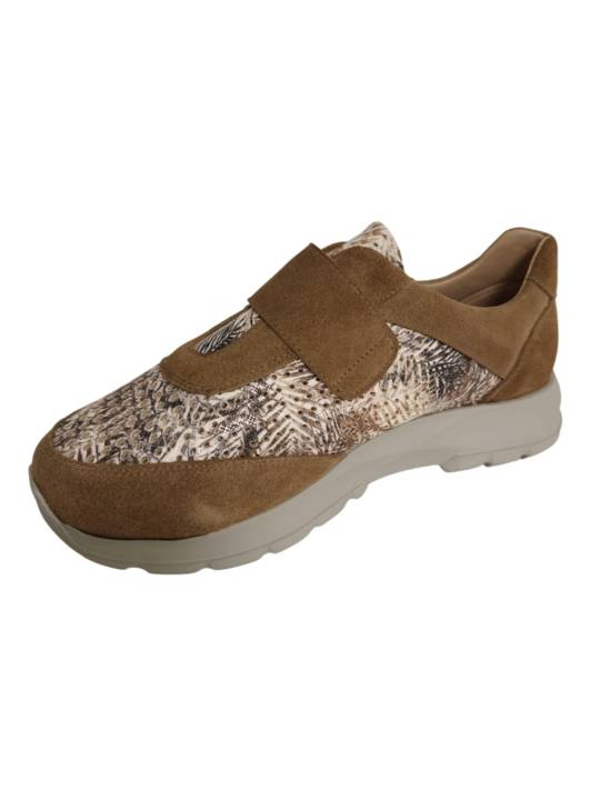 TEROL Confort Lana. Sneaker ancho especial con velcro