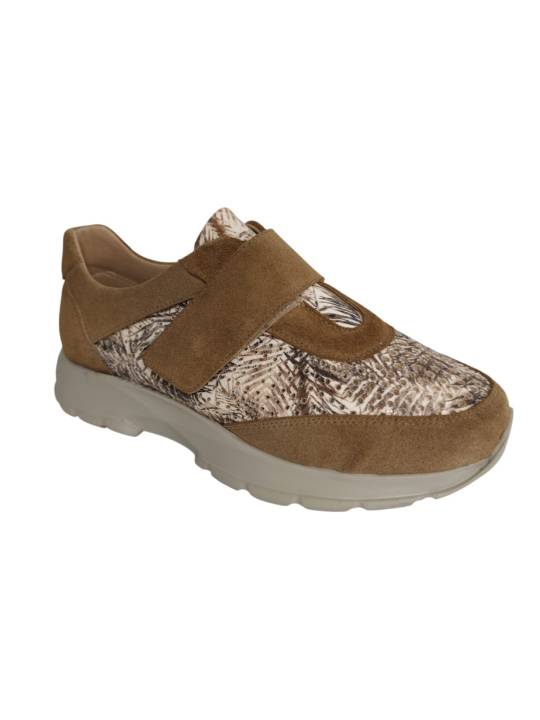 TEROL Confort Lana. Sneaker ancho especial con velcro