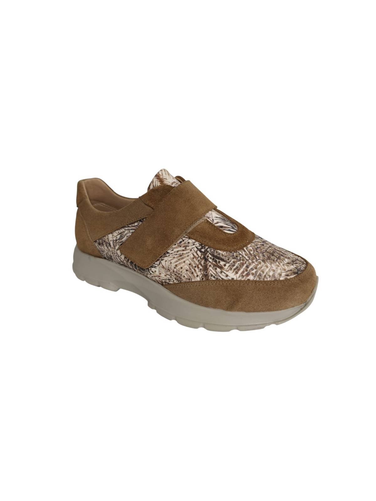 TEROL Confort Lana. Sneaker ancho especial con velcro