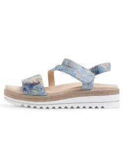 Saguy´s Confort 20724. Sandalia con apertura total azul