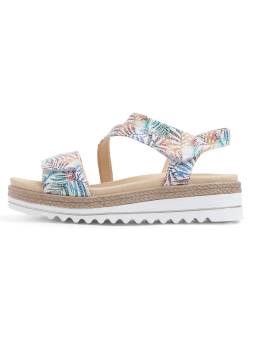 Saguy´s Confort 20724. Sandalia con apertura total color multi