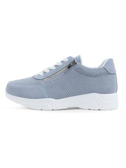 Saguy´s 20726 azul. Sneakers Plantilla extraíble