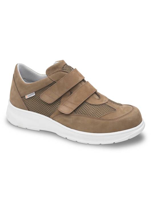 Calzamedi 2168 Kaki. Deportivo ancho 20 con velcro