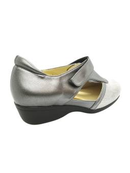 Clement Salus Trinidad. Zapato de verano horma extra ancha con cuña de 3.5 cm