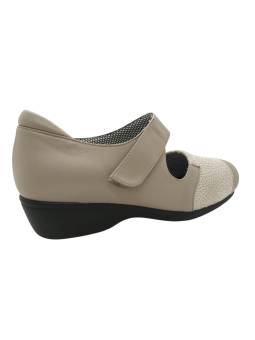 Clement Salus Camboya. Zapato de verano con horma extra ancha cuña suave