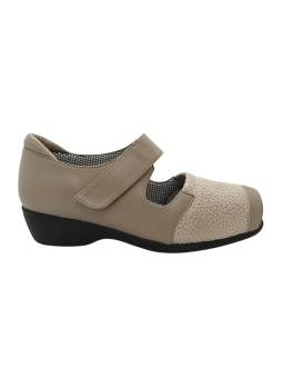 Clement Salus Camboya. Zapato de verano con horma extra ancha con puntera abierta