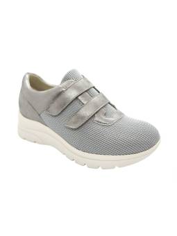 Clement Salus Kalamos. Sneaker casual cómodo mujer con doble velcro
