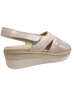 Clement Salus Vesubio. Sandalia elegante para juanetes plataforma