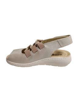 Clement Salus Virginia. Sandalia cómoda para empeine alto cuña