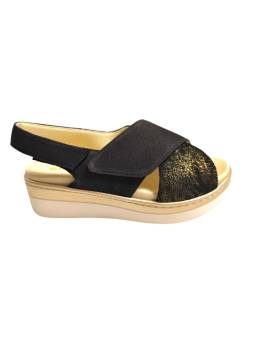 Clement Salus Dalia. Sandalia elegante para juanetes velcro
