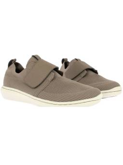 Doctor Cutillas 34811 Tostado, Zapatilla casual para caballero con pala elástica y cierre de velcro