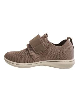 Doctor Cutillas 34811 Tostado, Zapatilla casual para caballero con pala elástica. velcro