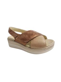 Clement Salus Santorini. Sandalia de lujo para pies delicados y juanetes