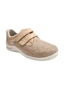 Calzamedi 0790 Beige. Zapato deportivo ancho 16